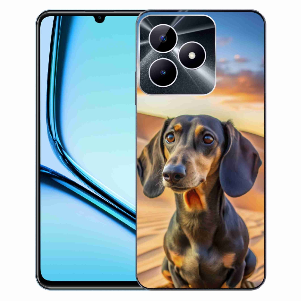 Gélový kryt mmCase na Realme Note 50 - jazvečík 3