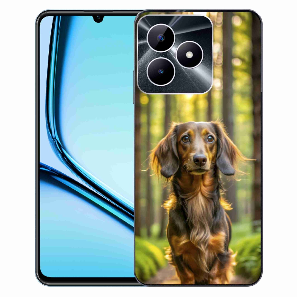 Gélový kryt mmCase na Realme Note 50 - jazvečík 4