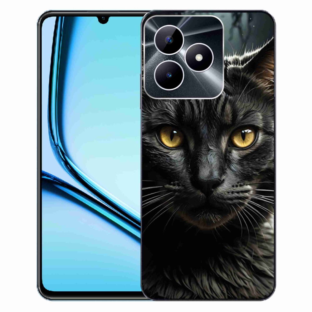 Gélový kryt mmCase na Realme Note 50 - mačacie pohľad 3