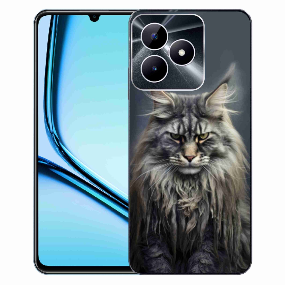 Gélový kryt mmCase na Realme Note 50 - mačacie pohľad 4