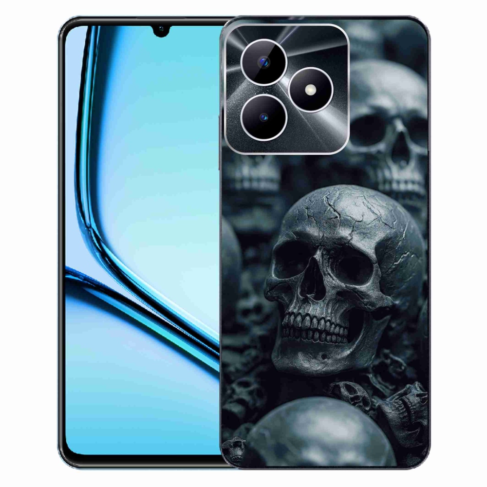 Gélový kryt mmCase na Realme Note 50 - lebka 2