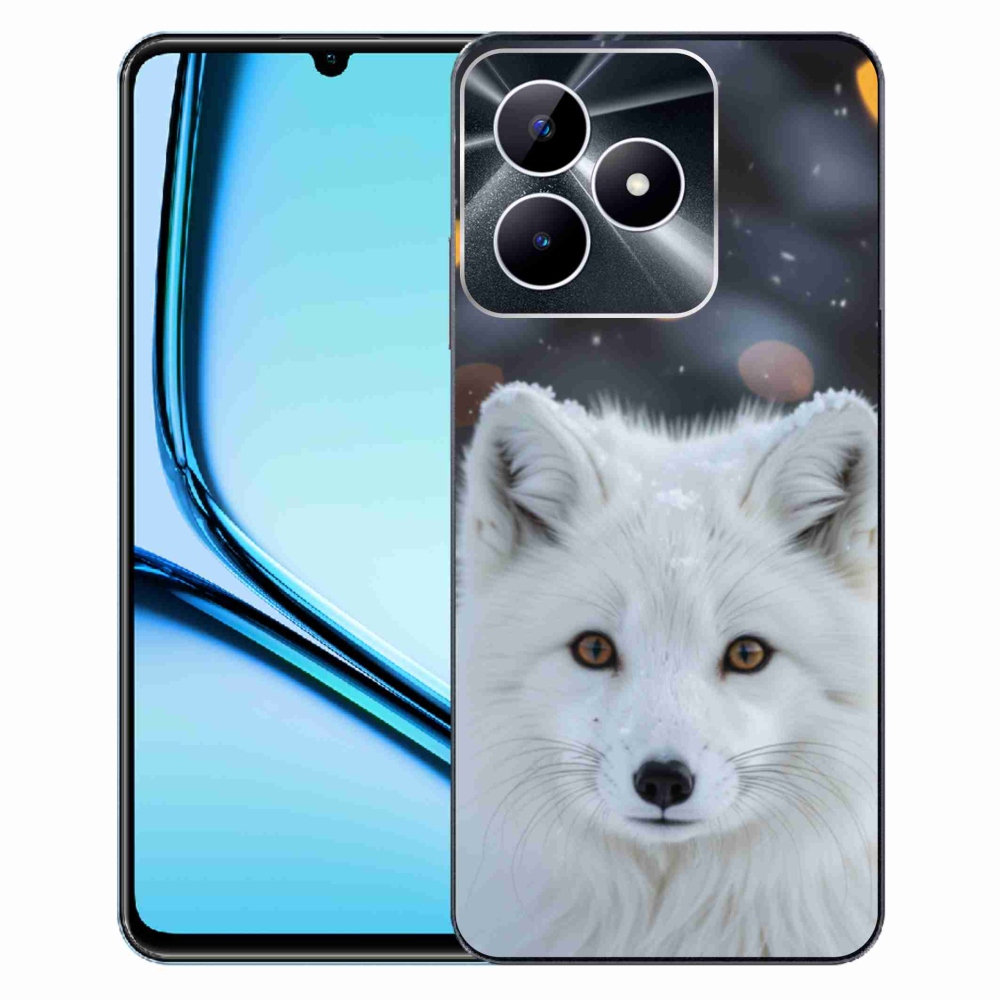 Gélový kryt mmCase na Realme Note 50 - líška polárna