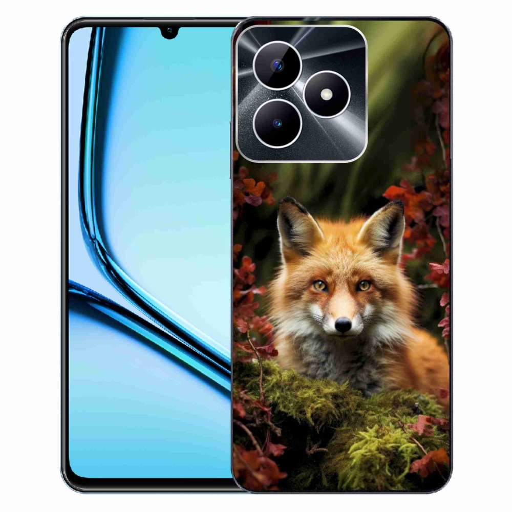 Gélový kryt mmCase na Realme Note 50 - líška v lese