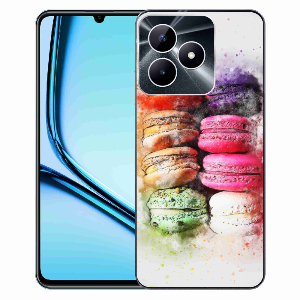 Gélový kryt mmCase na Realme Note 50 - makrónky