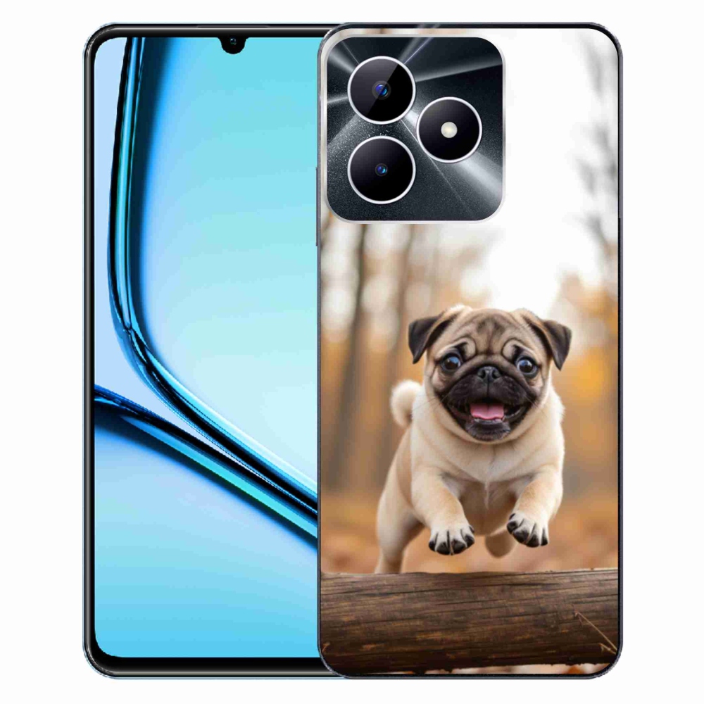 Gélový kryt mmCase na Realme Note 50 - mops 2