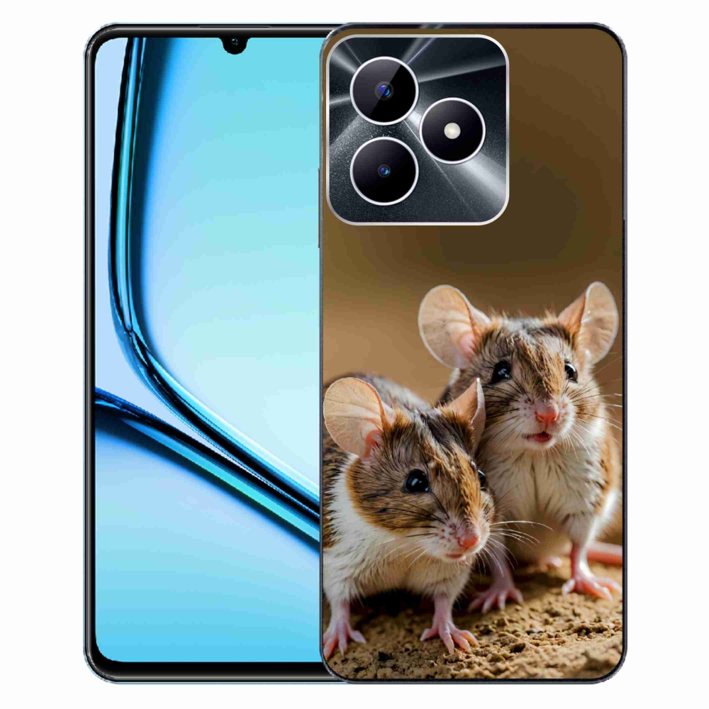Gélový kryt mmCase na Realme Note 50 - myší duo