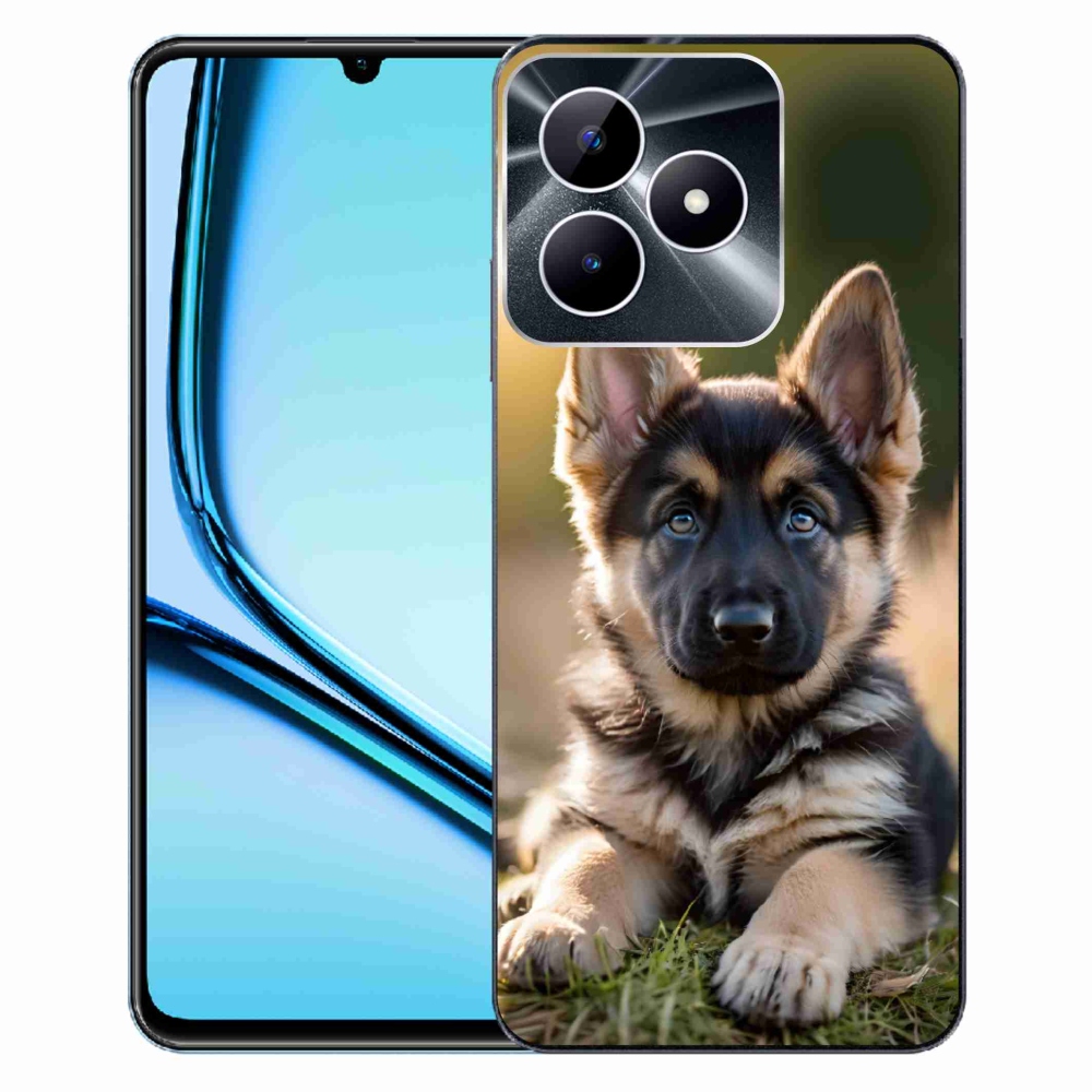 Gélový kryt mmCase na Realme Note 50 - nemecký ovčiak v prírode