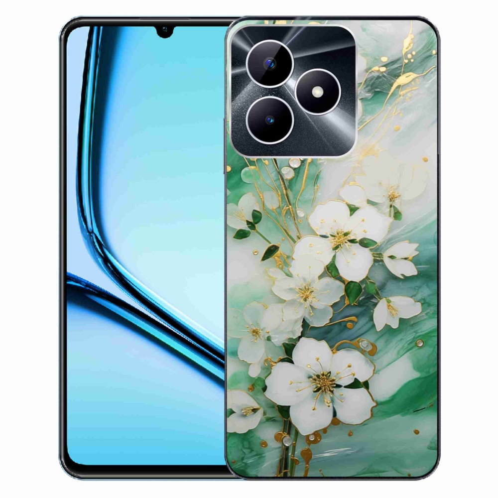 Gélový kryt mmCase na Realme Note 50 - nežné kvety
