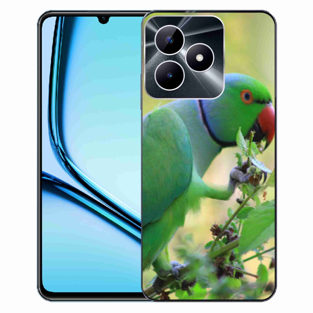 Gélový kryt mmCase na Realme Note 50 - papagáj alender