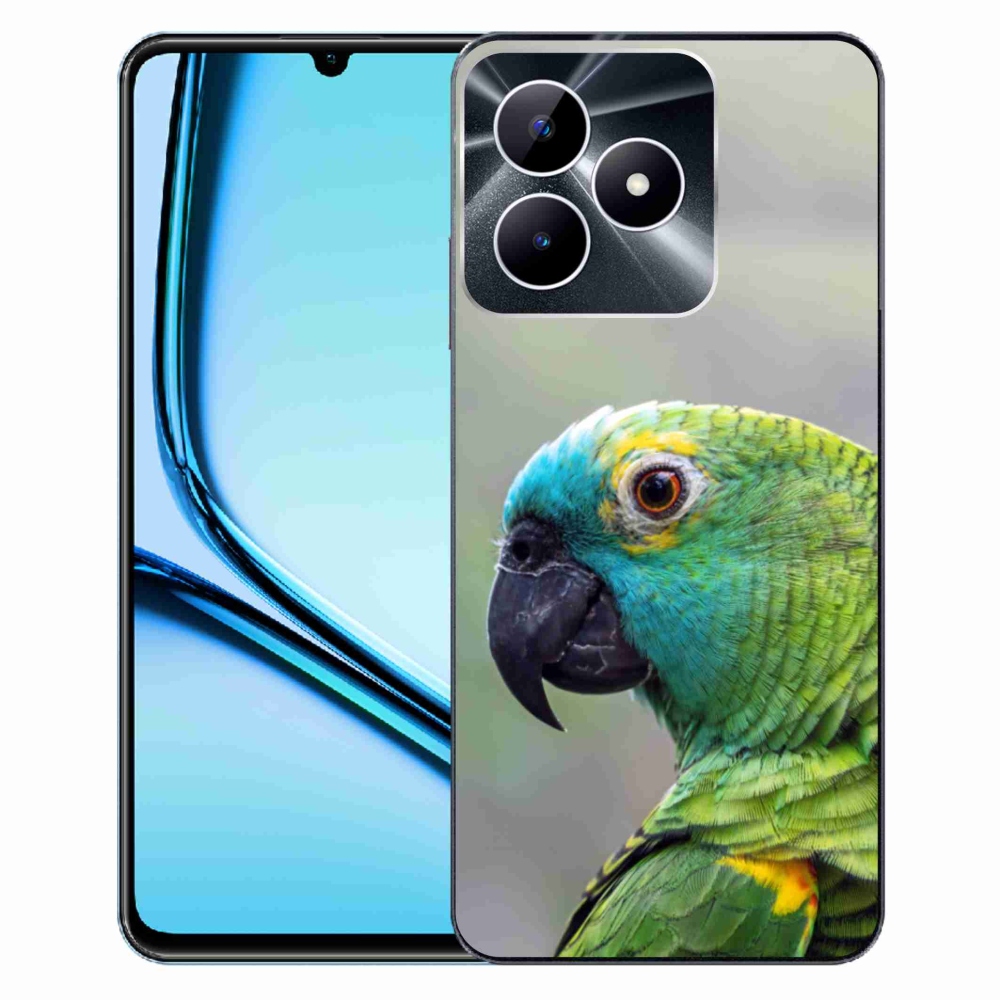 Gélový kryt mmCase na Realme Note 50 - papagáj amazoňan