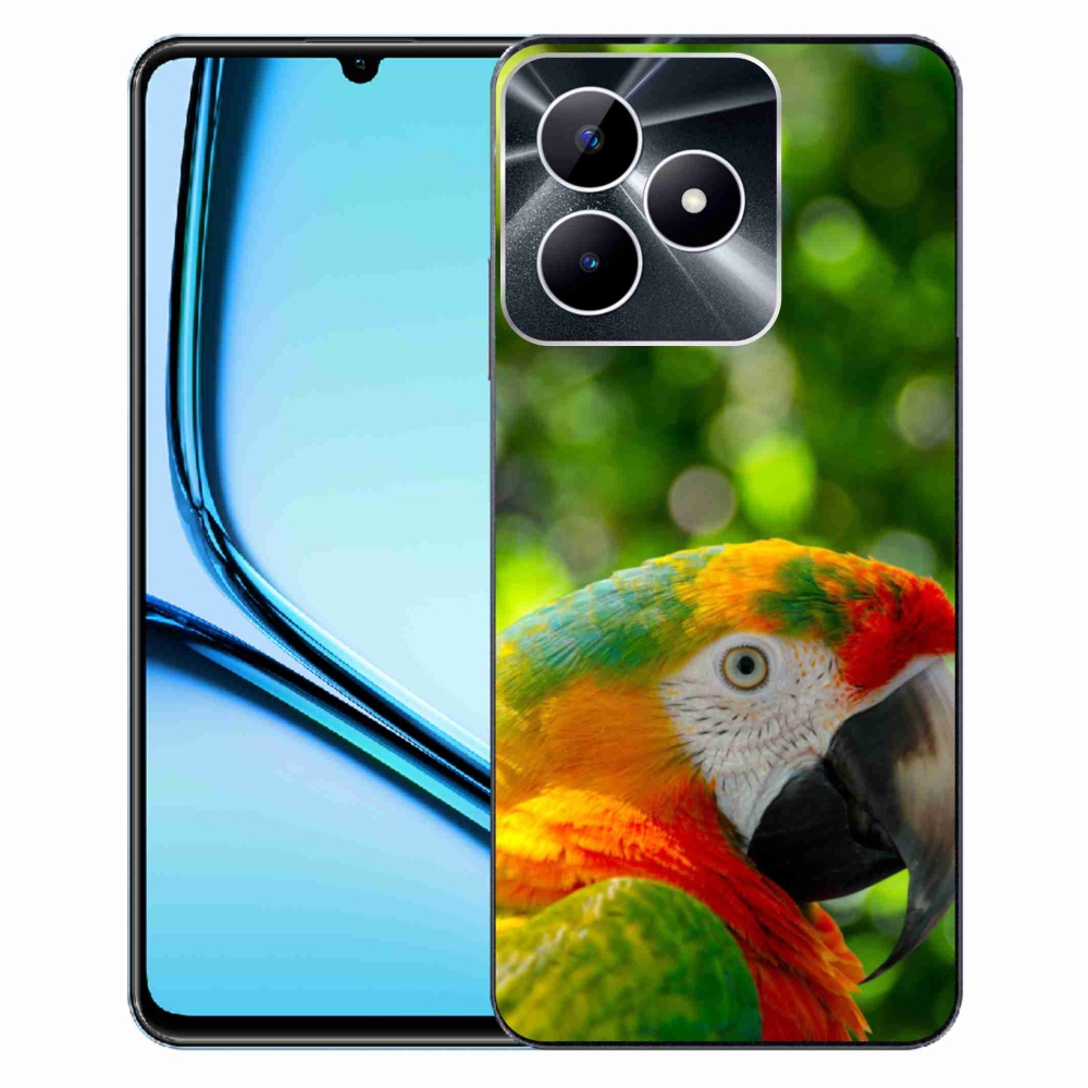 Gélový kryt mmCase na Realme Note 50 - papagáj ara 3