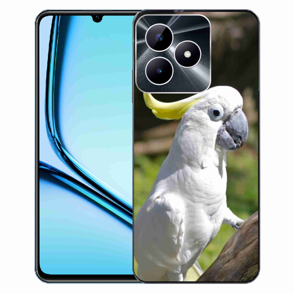 Gélový kryt mmCase na Realme Note 50 - papagáj kakadu 2