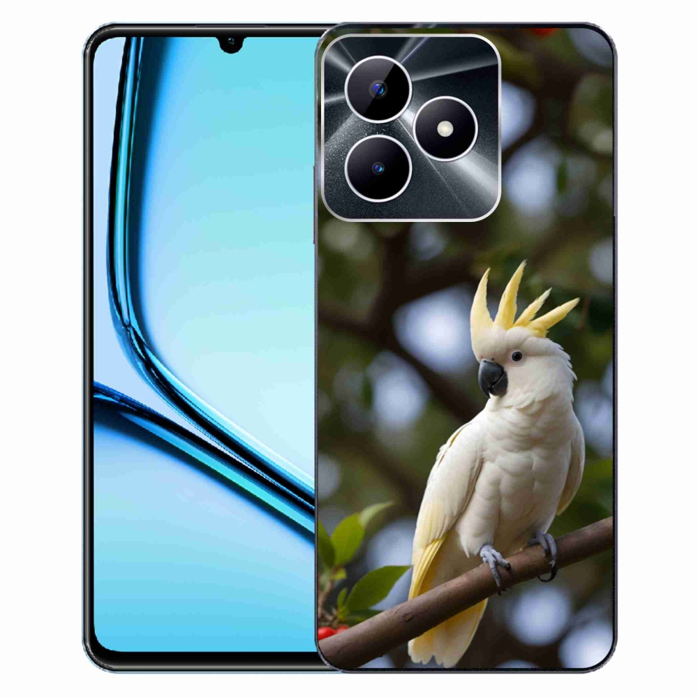 Gélový kryt mmCase na Realme Note 50 - papagáj kakadu 3
