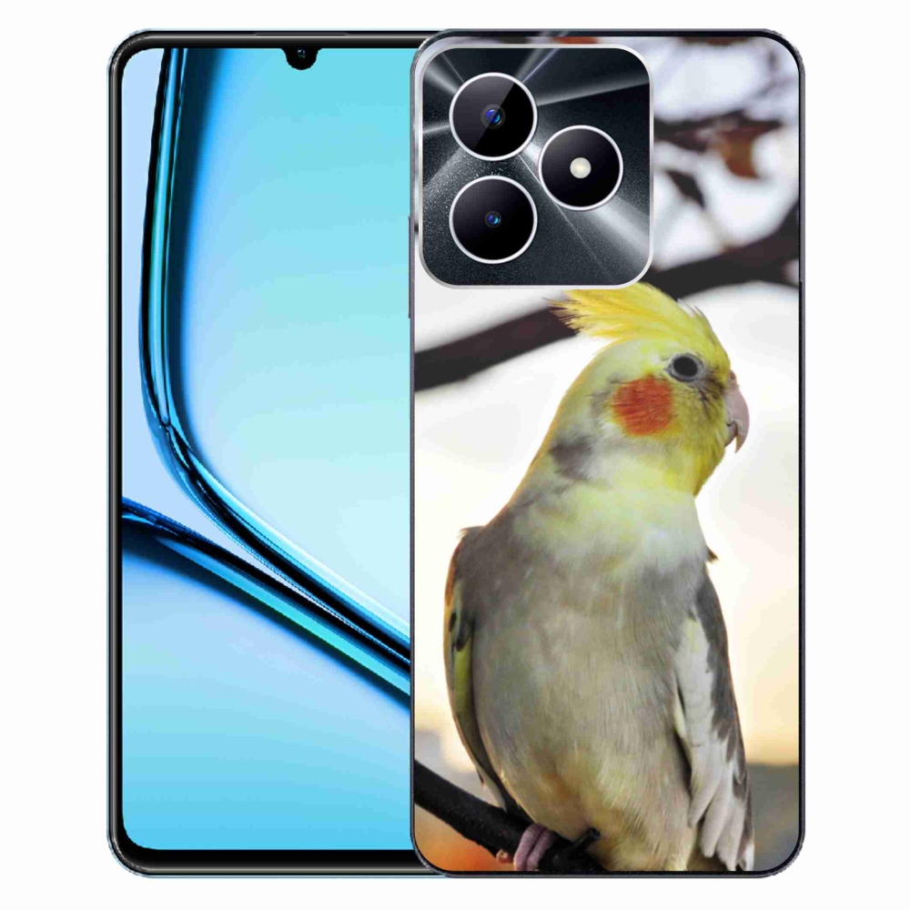 Gélový kryt mmCase na Realme Note 50 - papagáj korela