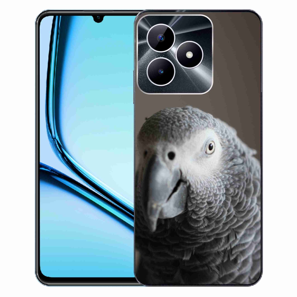 Gélový kryt mmCase na Realme Note 50 - papagáj žako 2
