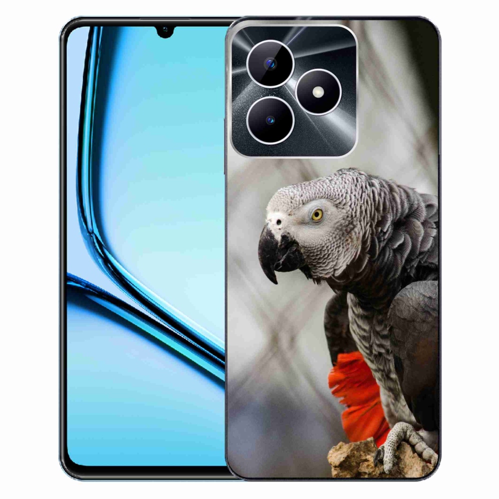 Gélový kryt mmCase na Realme Note 50 - papagáj žako 3
