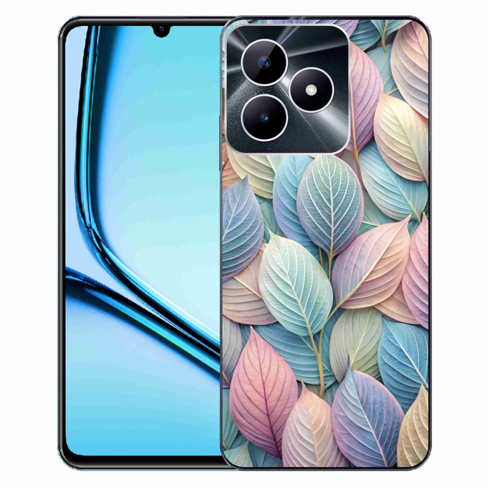 Gélový kryt mmCase na Realme Note 50 - pastelové listy