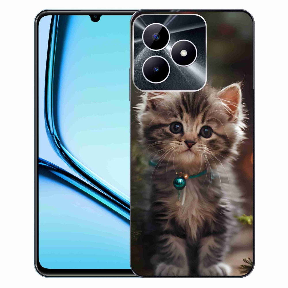 Gélový kryt mmCase na Realme Note 50 - roztomilé mačiatko 11