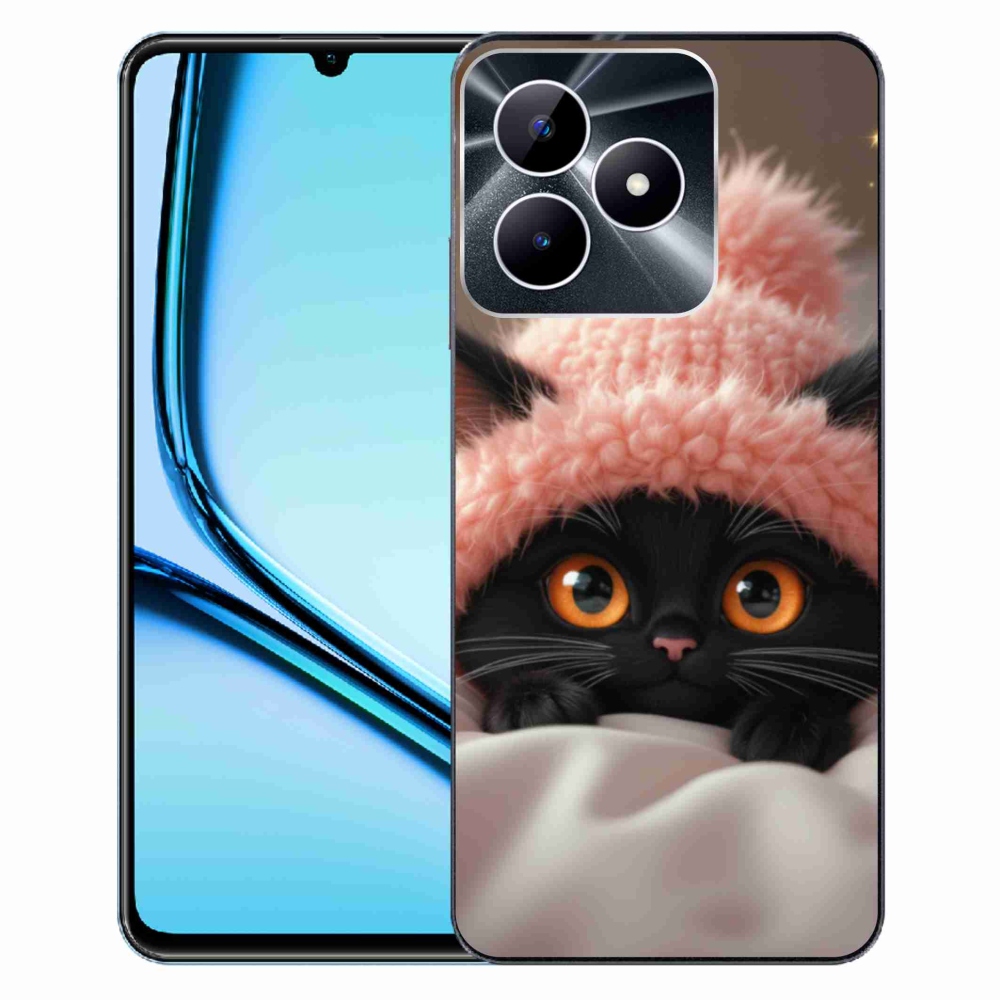 Gélový kryt mmCase na Realme Note 50 - roztomilé mačiatko 7