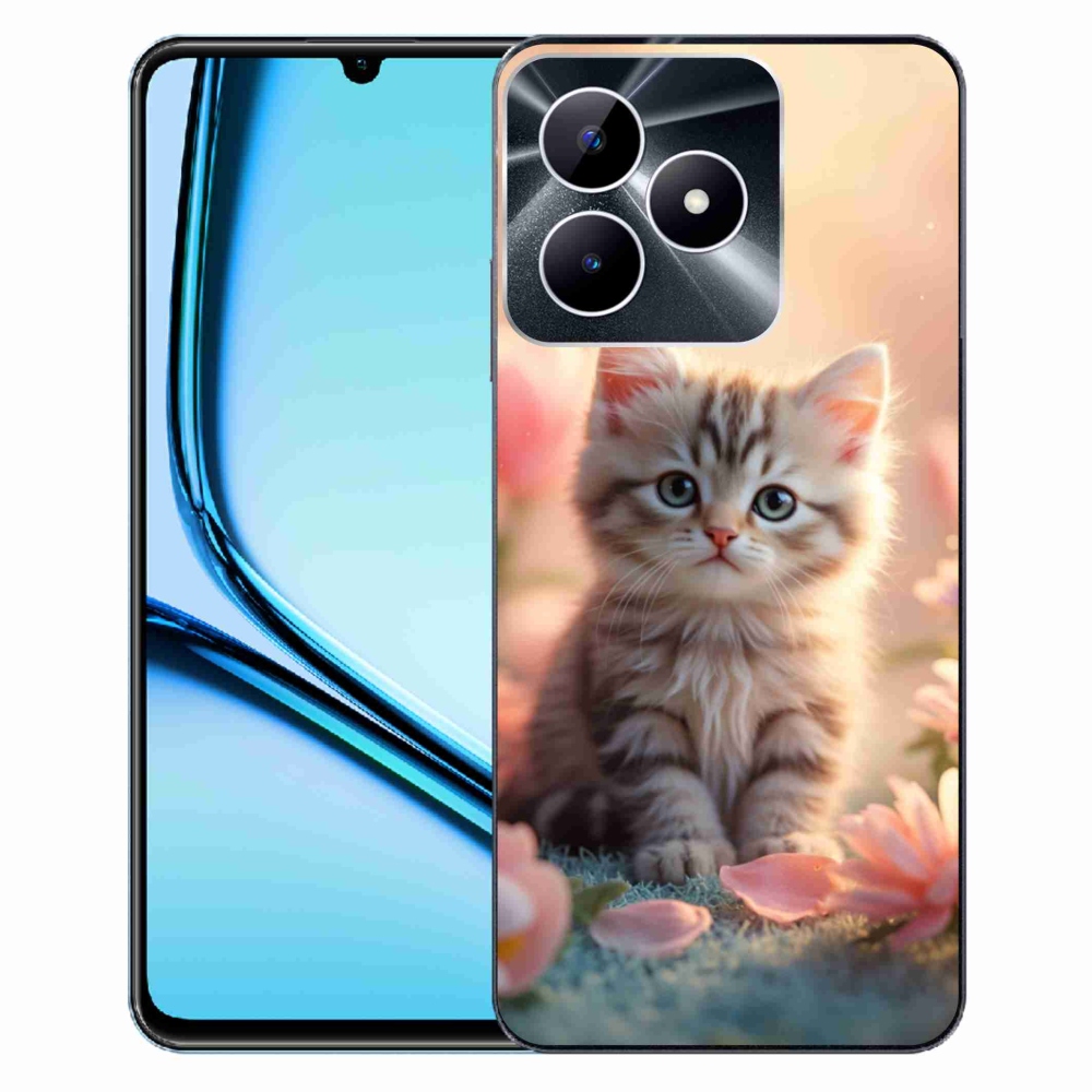 Gélový kryt mmCase na Realme Note 50 - roztomilé mačiatko 8