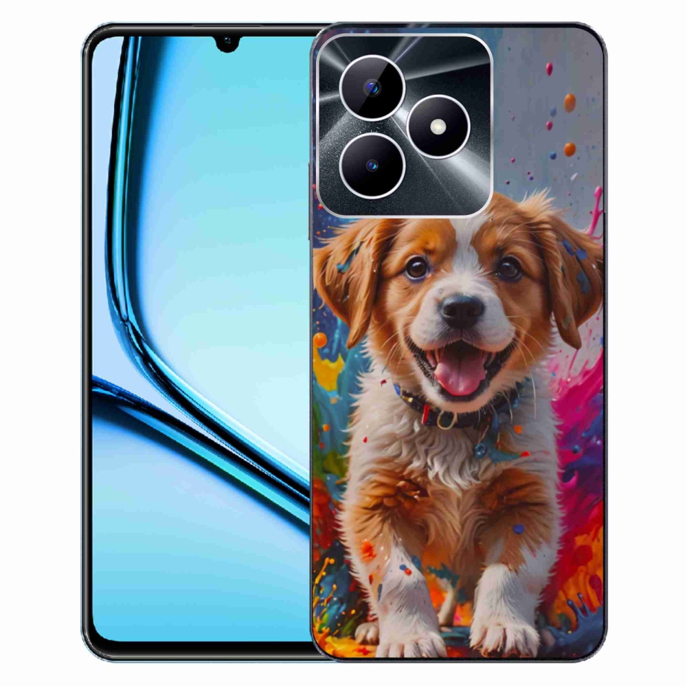 Gélový kryt mmCase na Realme Note 50 - roztomilé šteňa 3