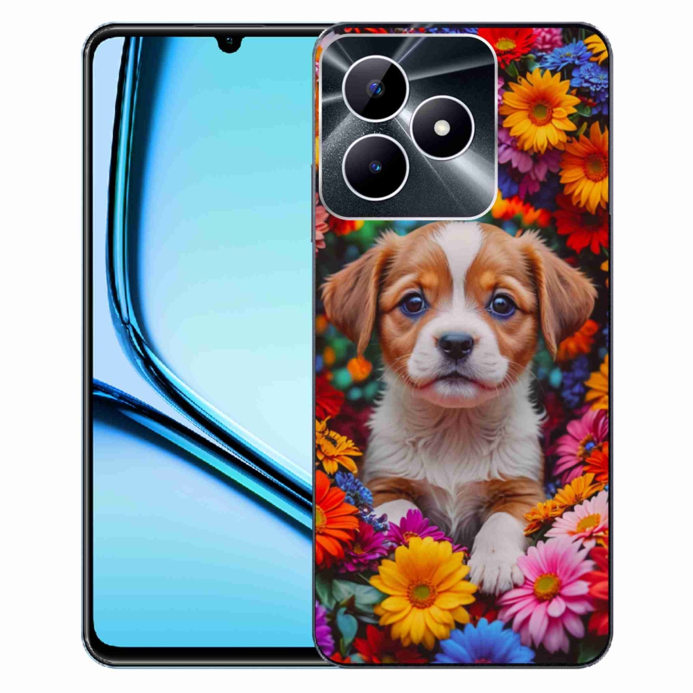 Gélový kryt mmCase na Realme Note 50 - roztomilé šteňa