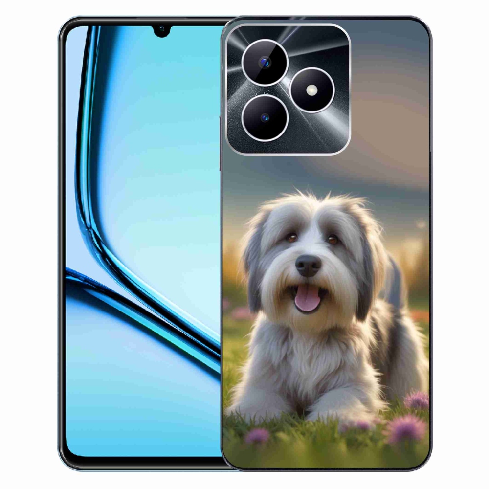 Gélový kryt mmCase na Realme Note 50 - roztomilý havanský psík