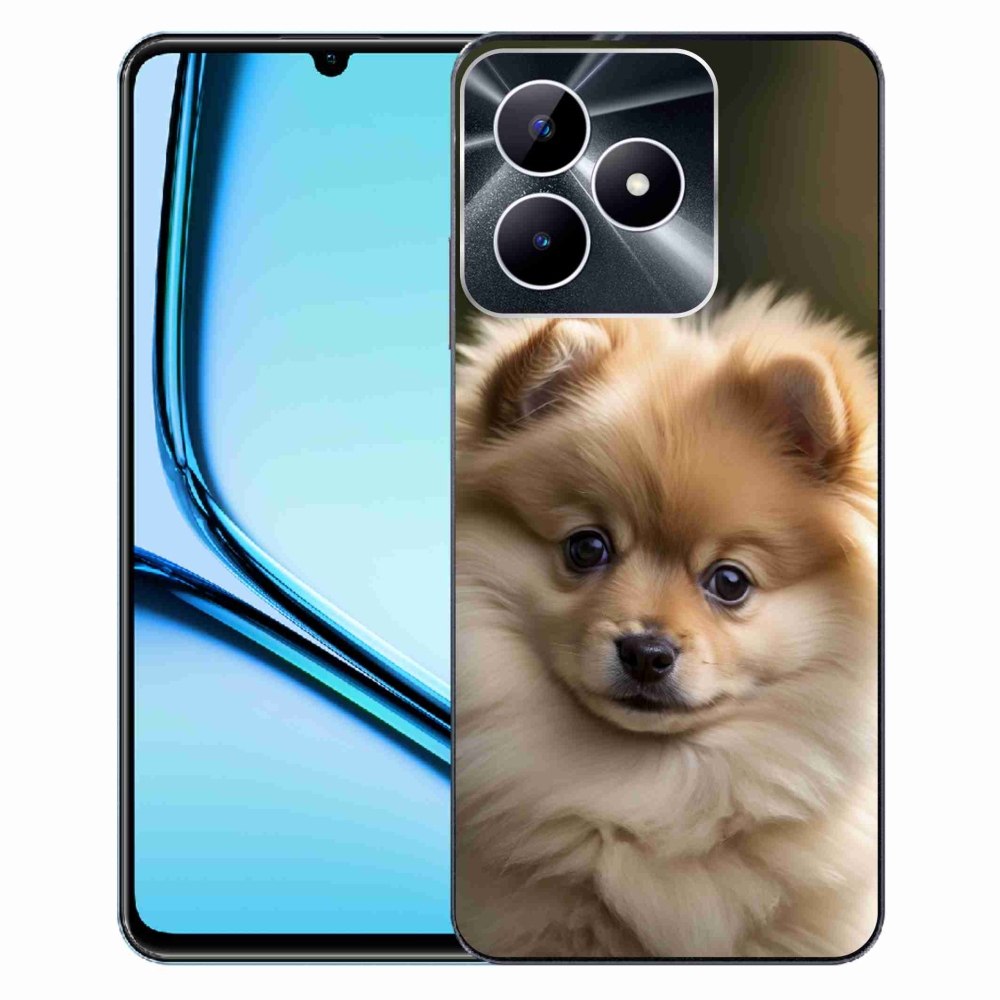 Gélový kryt mmCase na Realme Note 50 - roztomilý pomeranian 2