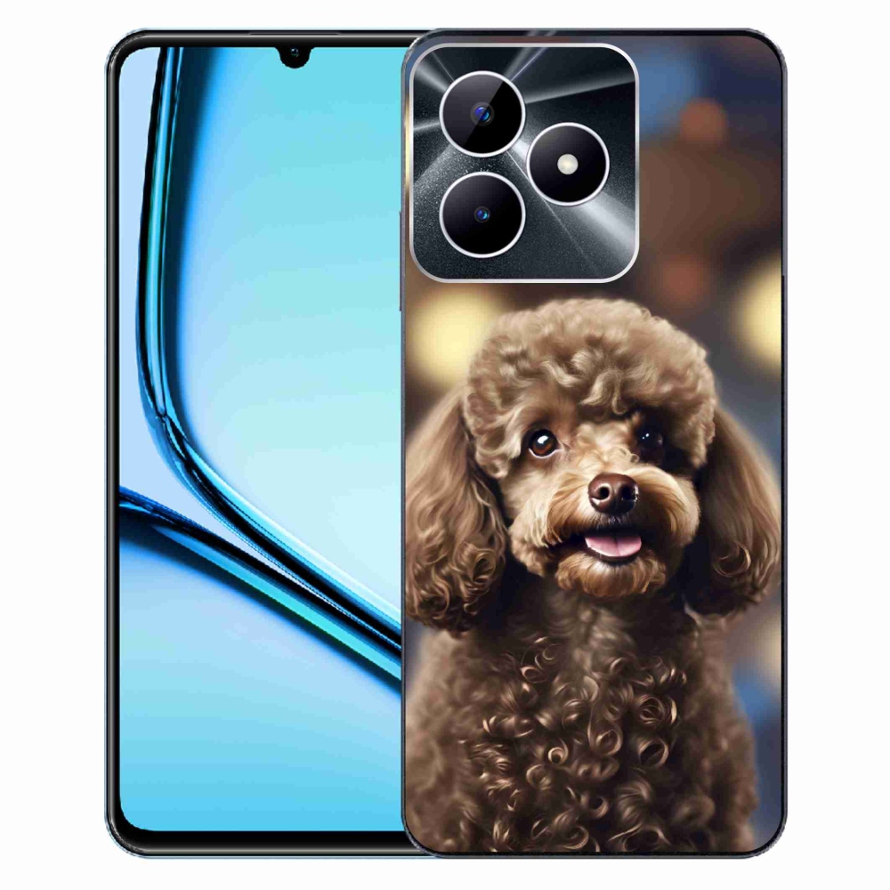 Gélový kryt mmCase na Realme Note 50 - roztomilý pudel