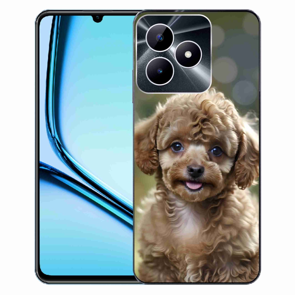 Gélový kryt mmCase na Realme Note 50 - roztomilý pudel