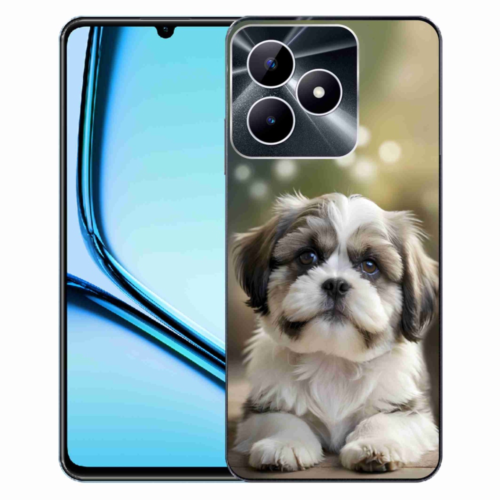 Gélový kryt mmCase na Realme Note 50 - roztomilý shih-tzu
