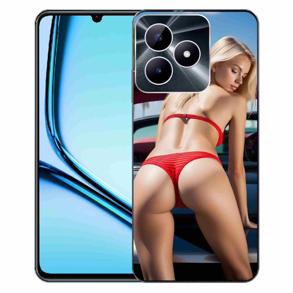 Gélový kryt mmCase na Realme Note 50 - sexy žena 2