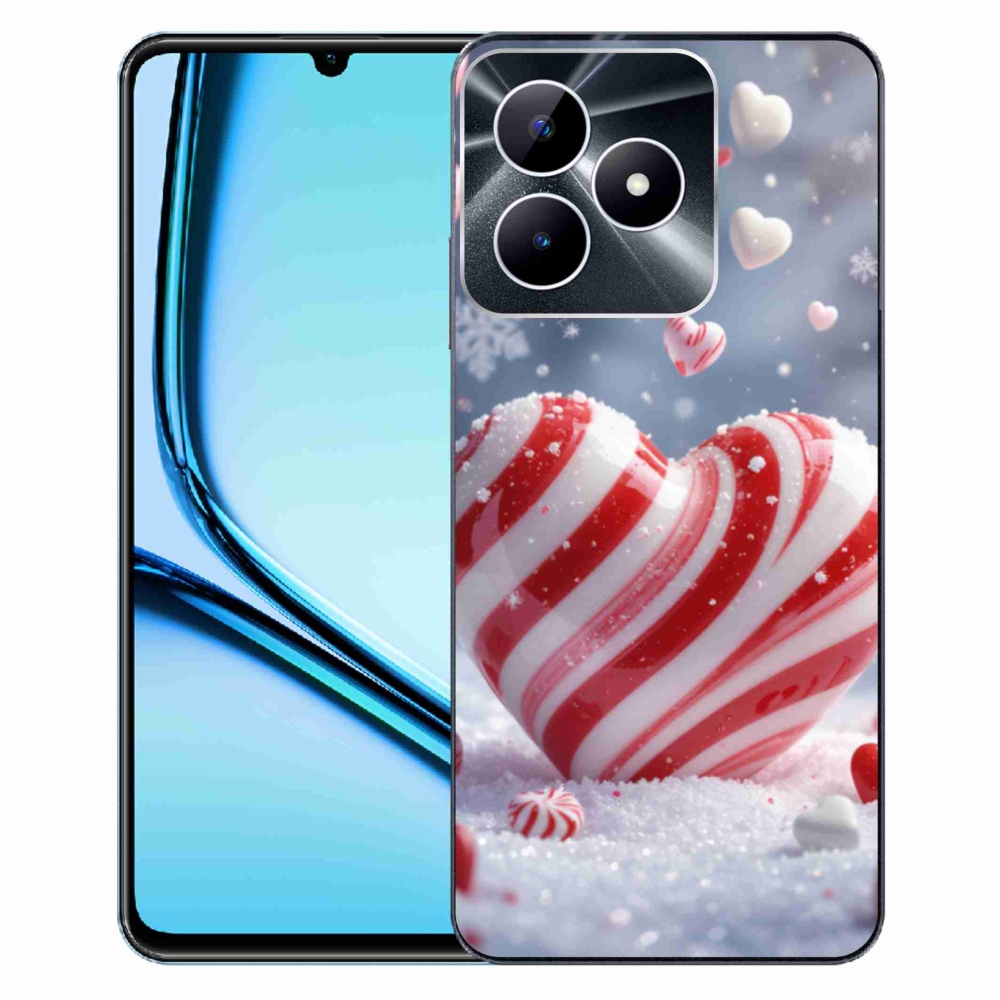 Gélový kryt mmCase na Realme Note 50 - sladké srdce
