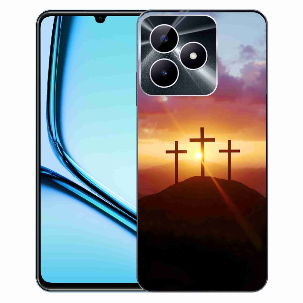 Gélový kryt mmCase na Realme Note 50 - tri kríža