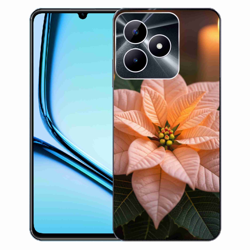 Gélový kryt mmCase na Realme Note 50 - vianočná hviezda