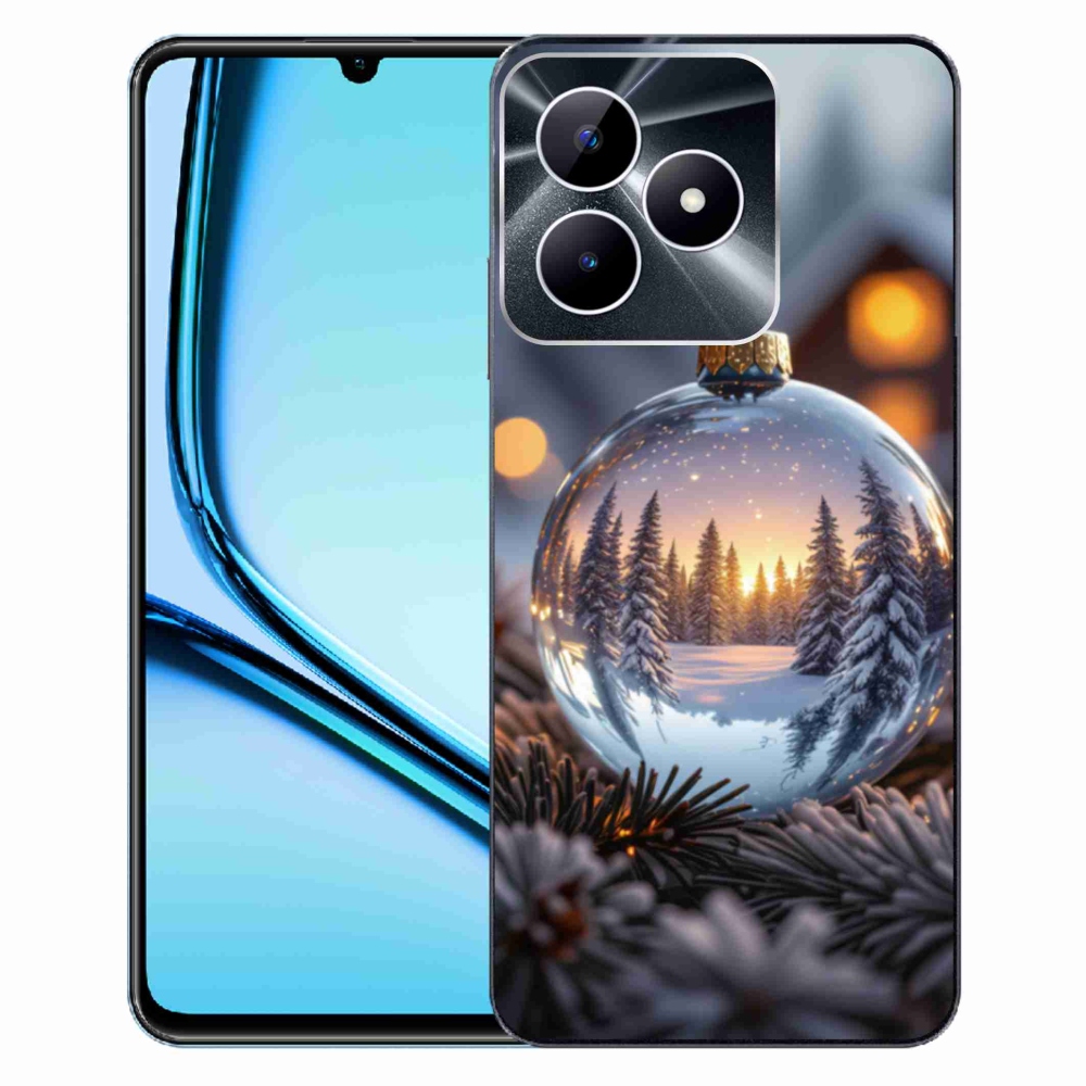 Gélový kryt mmCase na Realme Note 50 - vianočná ozdoba