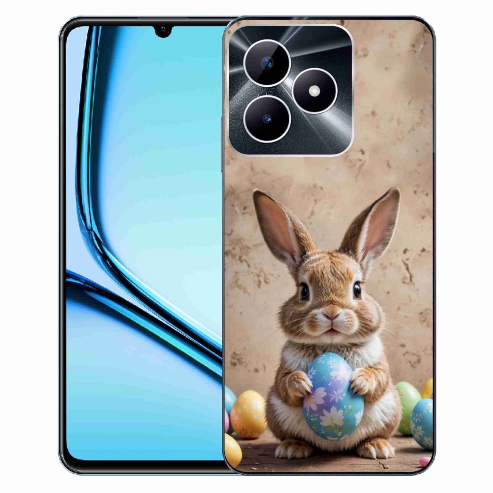 Gélový kryt mmCase na Realme Note 50 - veľkonočný zajačik