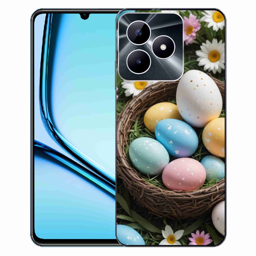 Gélový kryt mmCase na Realme Note 50 - veľkonočné vajíčka 2