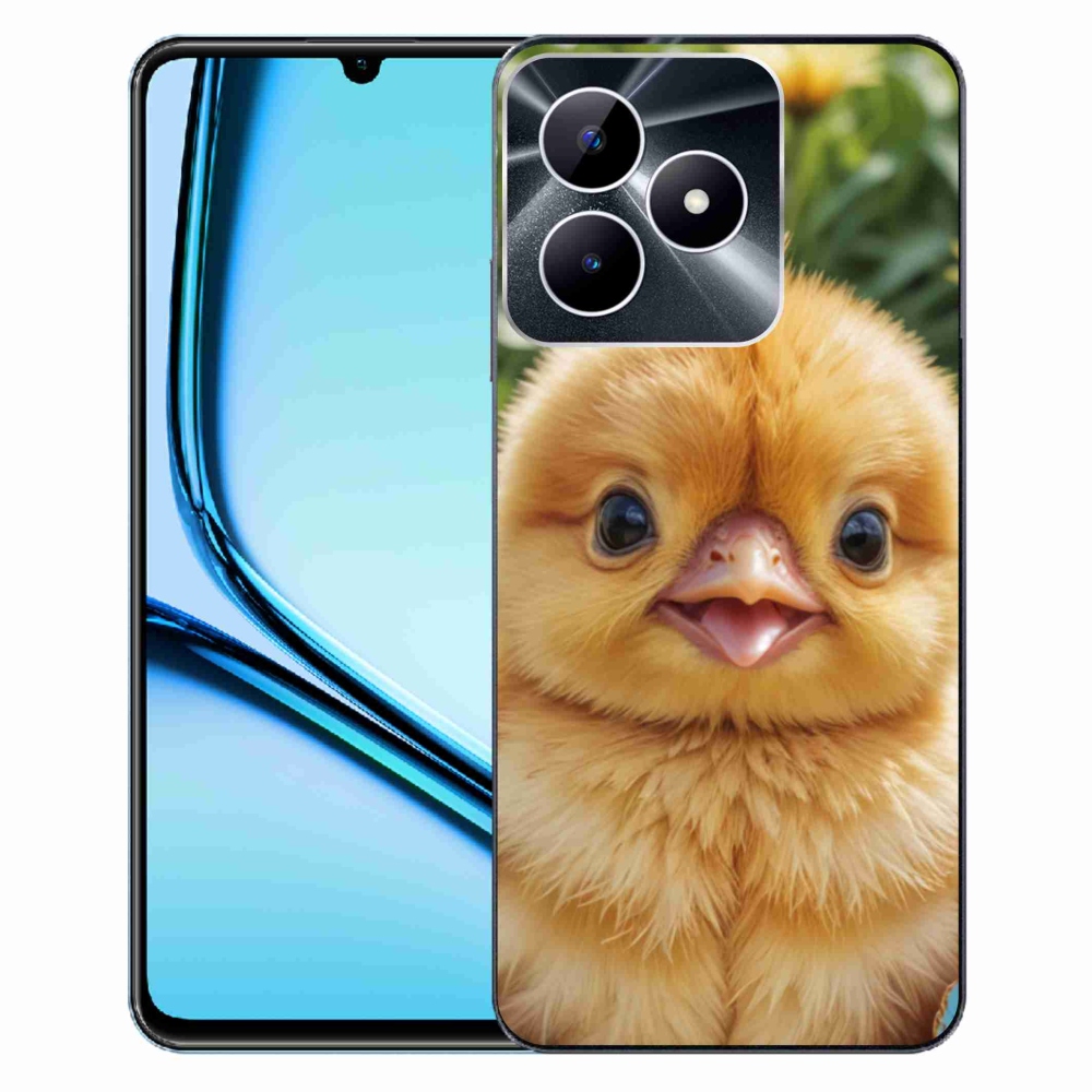 Gélový kryt mmCase na Realme Note 50 - veselé kuriatko