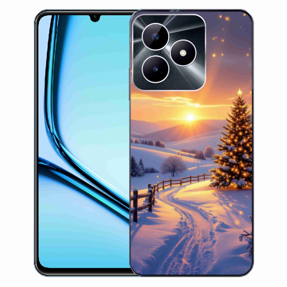 Gélový kryt mmCase na Realme Note 50 - zimná krajina