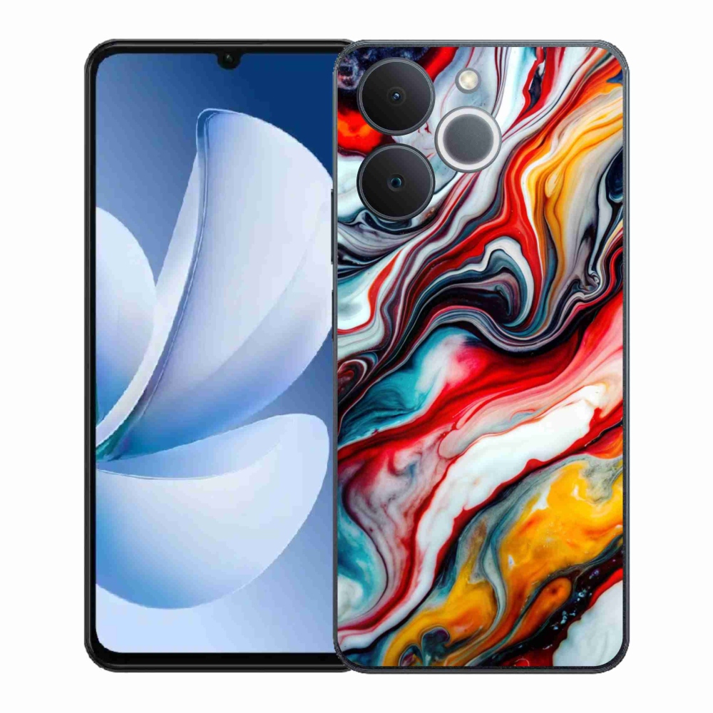 Gélový kryt mmCase na Realme Note 70T - abstraktný motív 35
