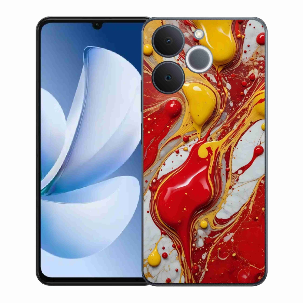 Gélový kryt mmCase na Realme Note 70T - abstraktný motív 42