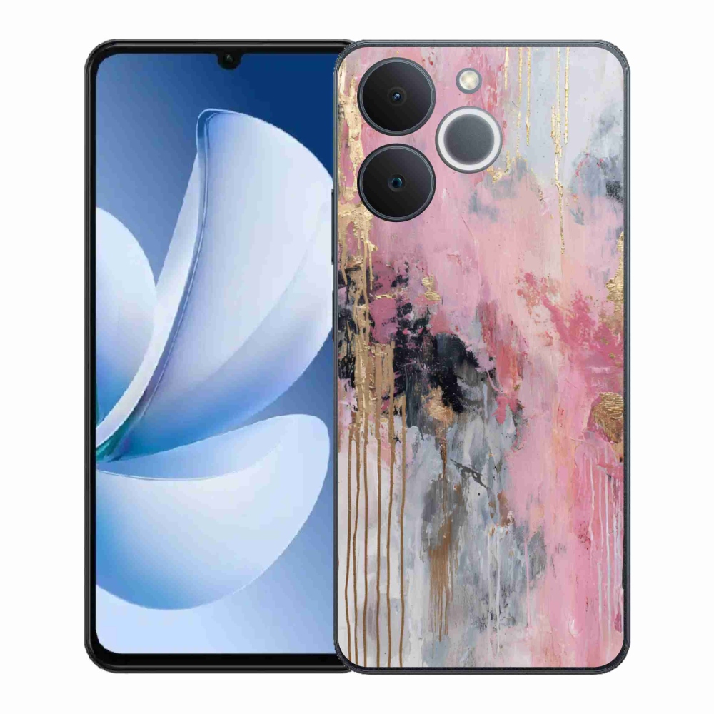 Gélový kryt mmCase na Realme Note 70T - abstraktný motív 49