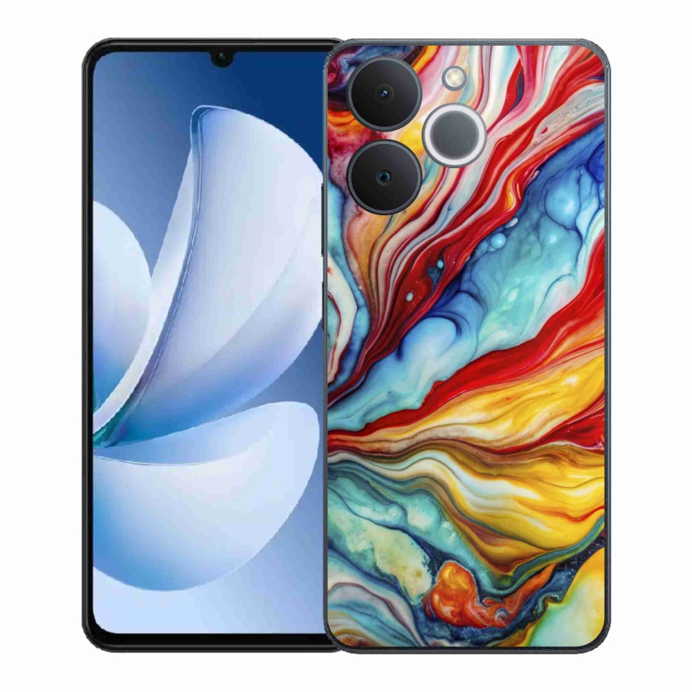 Gélový kryt mmCase na Realme Note 70T - abstraktný motív 58