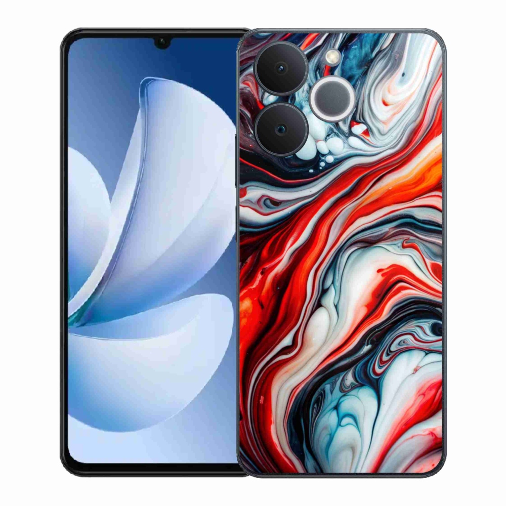 Gélový kryt mmCase na Realme Note 70T - abstraktný motív 63