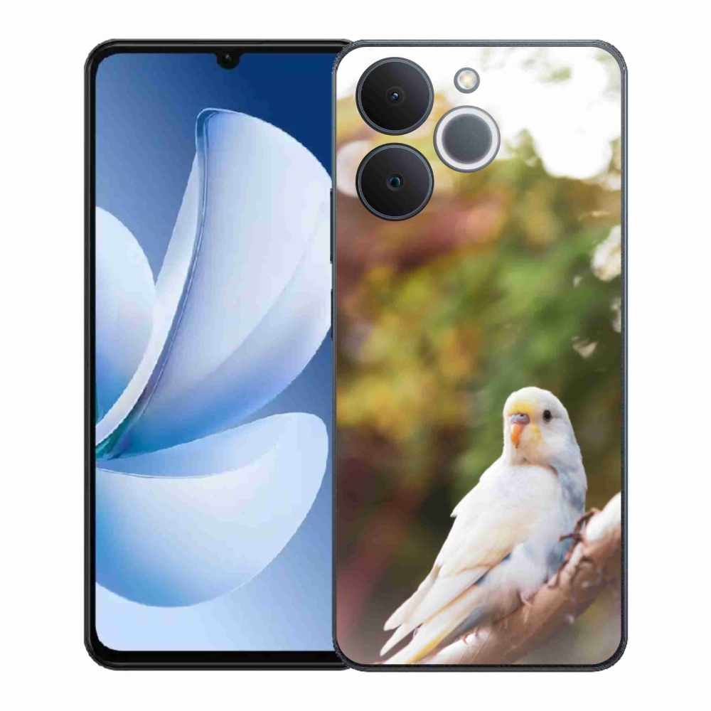 Gélový kryt mmCase na Realme Note 70T - andulka biela