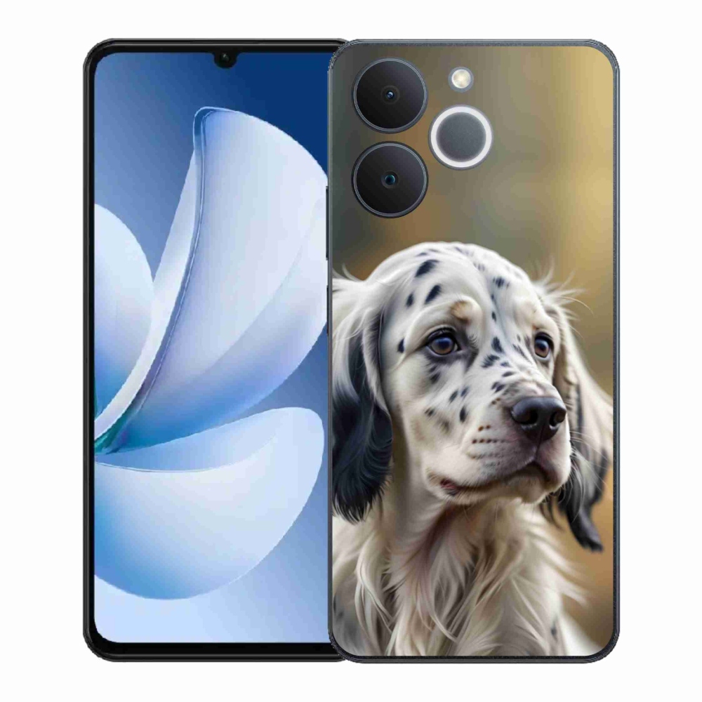 Gélový kryt mmCase na Realme Note 70T - anglický seter
