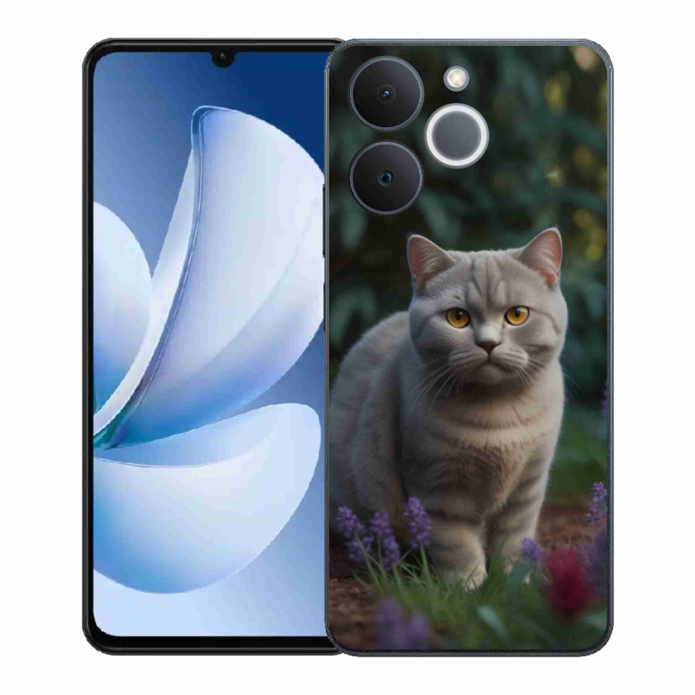 Gélový kryt mmCase na Realme Note 70T - britská mačka