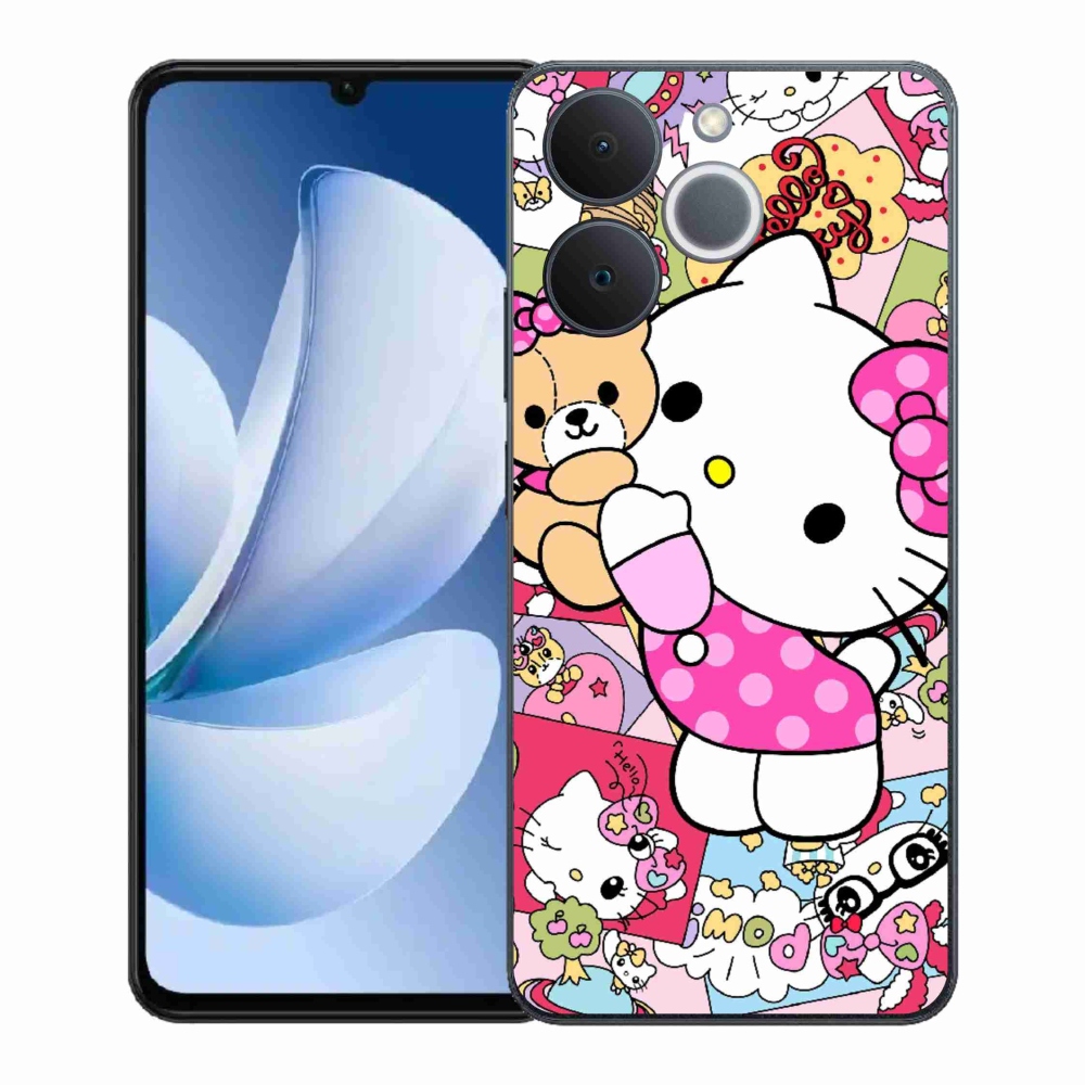 Gélový kryt mmCase na Realme Note 70T - cute kitty