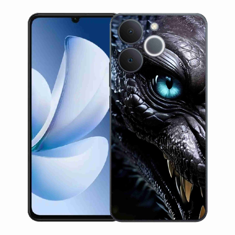 Gélový kryt mmCase na Realme Note 70T - dračí pohľad